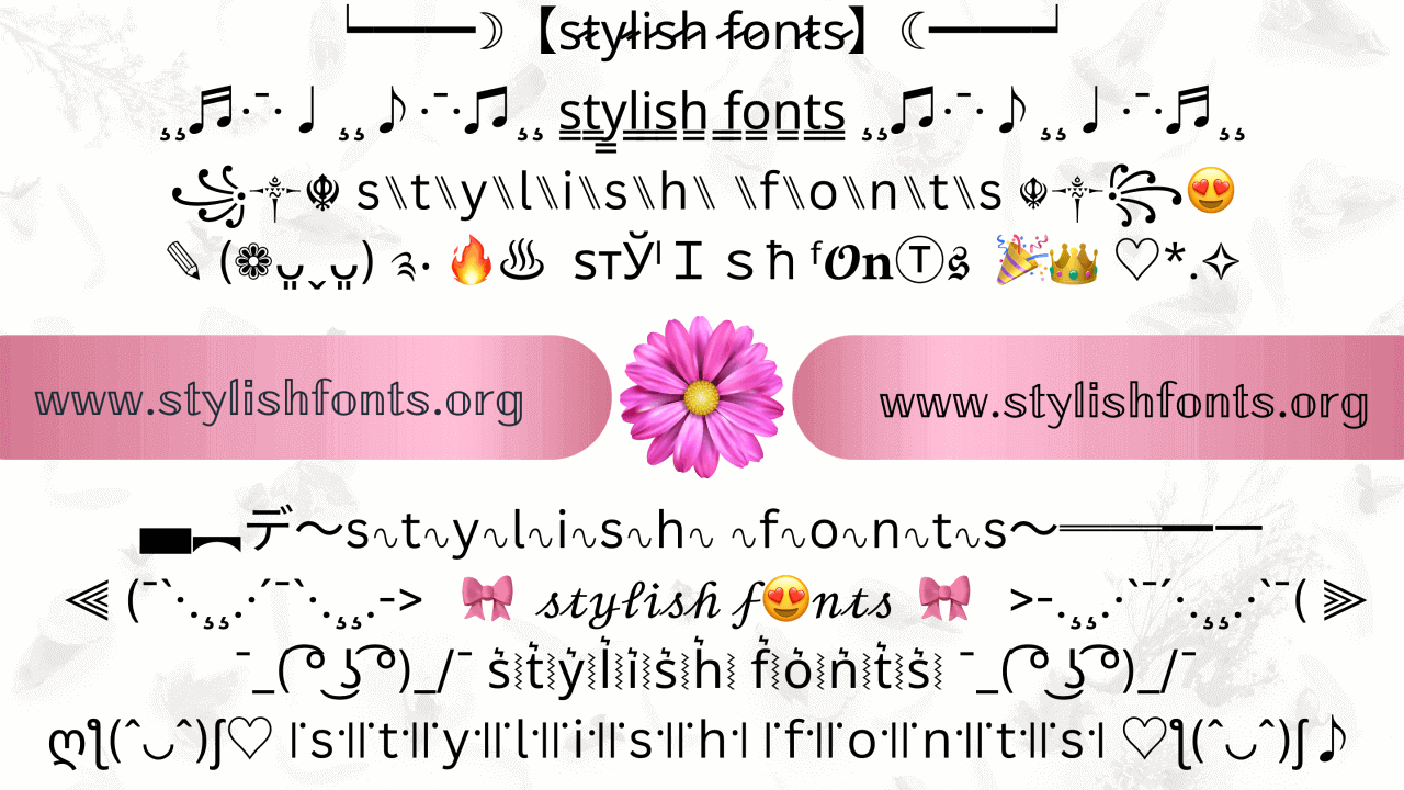 stylish-fonts-generator